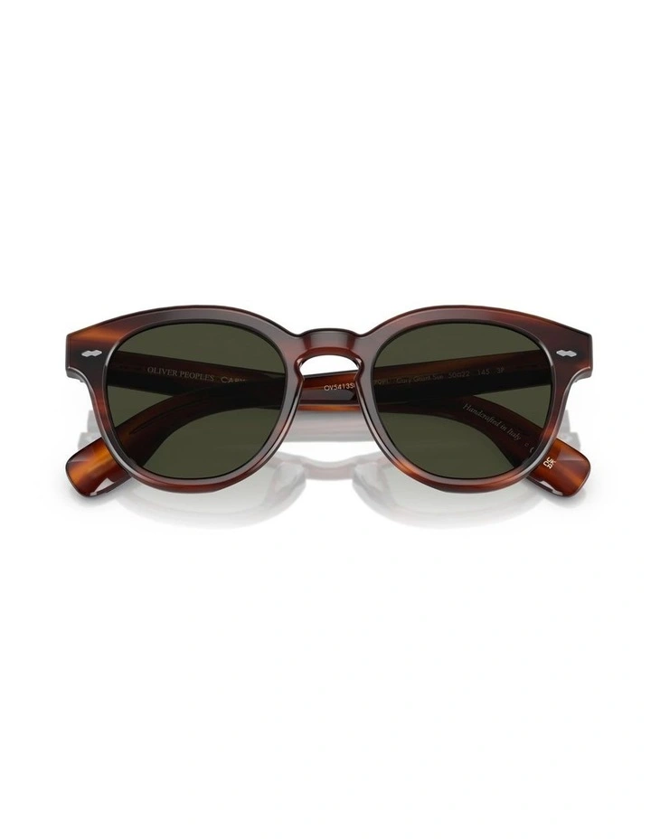 Oliver Peoples Cary Grant Sun Acetate Polarised Sunglasses in Tortoise image 4