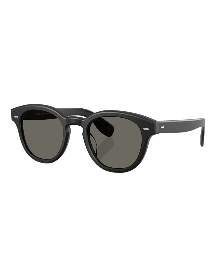 Oliver Peoples Cary Grant Sun Acetate Sunglasses in Black image 1