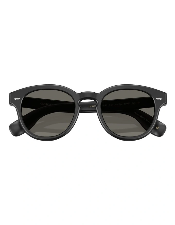 Oliver Peoples Cary Grant Sun Acetate Sunglasses in Black image 4