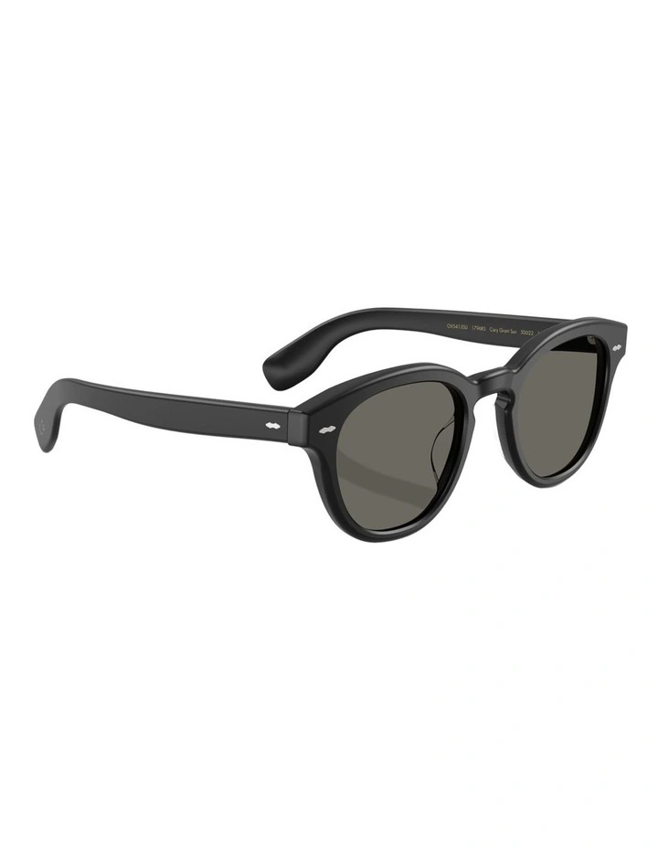 Oliver Peoples Cary Grant Sun Acetate Sunglasses in Black image 5