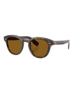 Oliver Peoples Cary Grant Sun Acetate Sunglasses in Brown