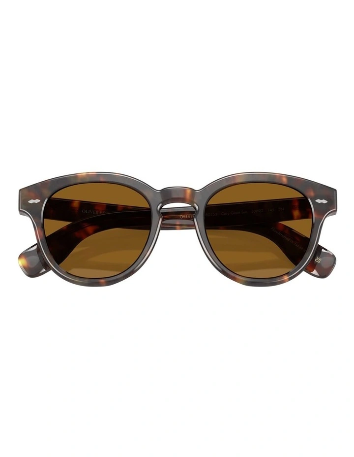 Oliver Peoples Cary Grant Sun Acetate Sunglasses in Brown image 4