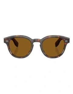 Oliver Peoples Cary Grant Sun Acetate Sunglasses in Brown