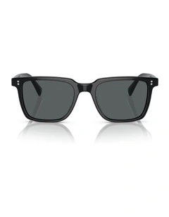 Oliver Peoples Lachman Sun Acetate Polarised Sunglasses in Black