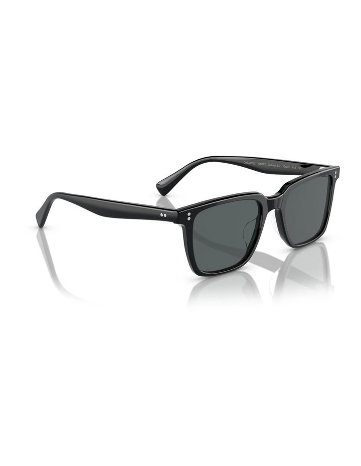 Oliver Peoples Lachman Sun Acetate Polarised Sunglasses in Black image 4