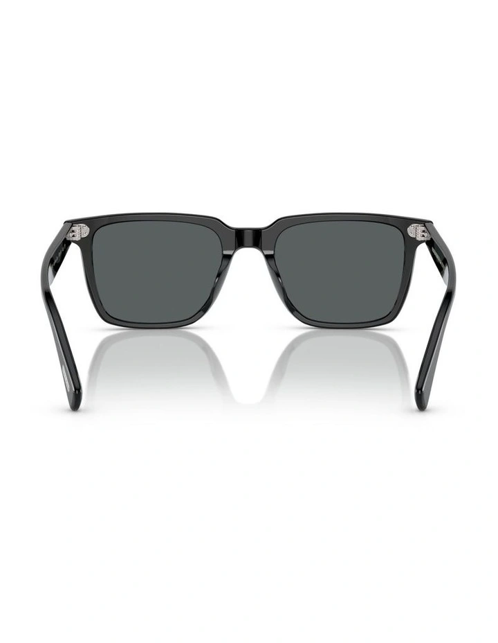 Oliver Peoples Lachman Sun Acetate Polarised Sunglasses in Black image 2