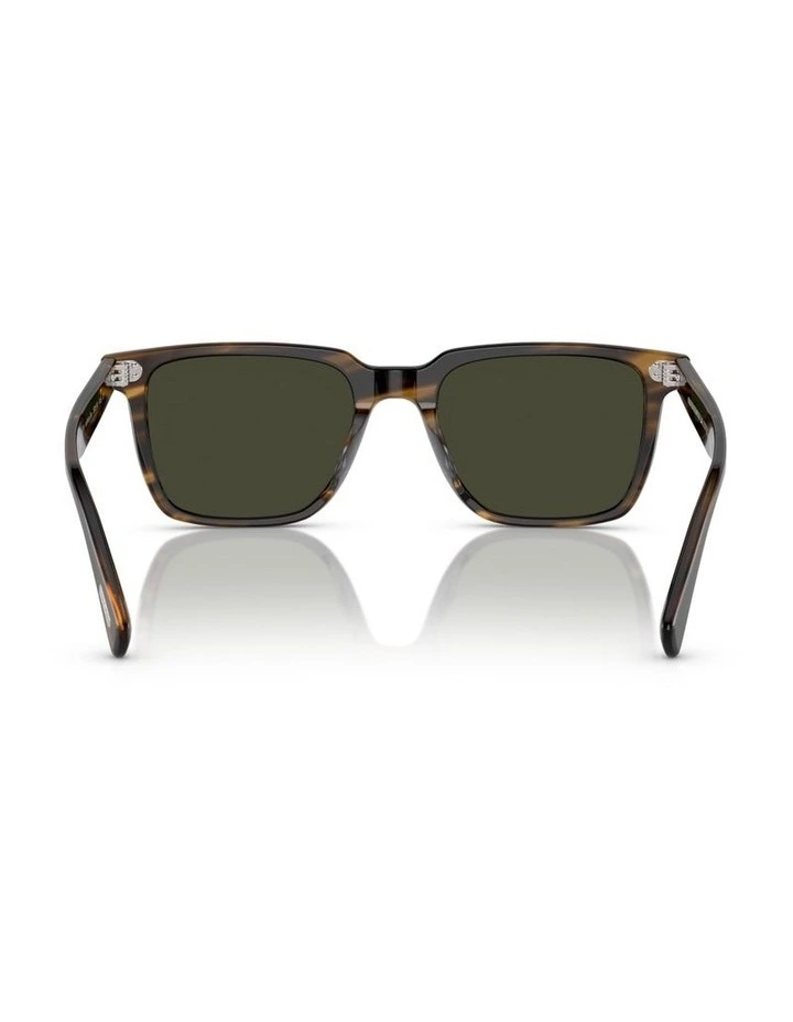Oliver Peoples Lachman Sun Acetate Polarised Sunglasses in Brown image 3