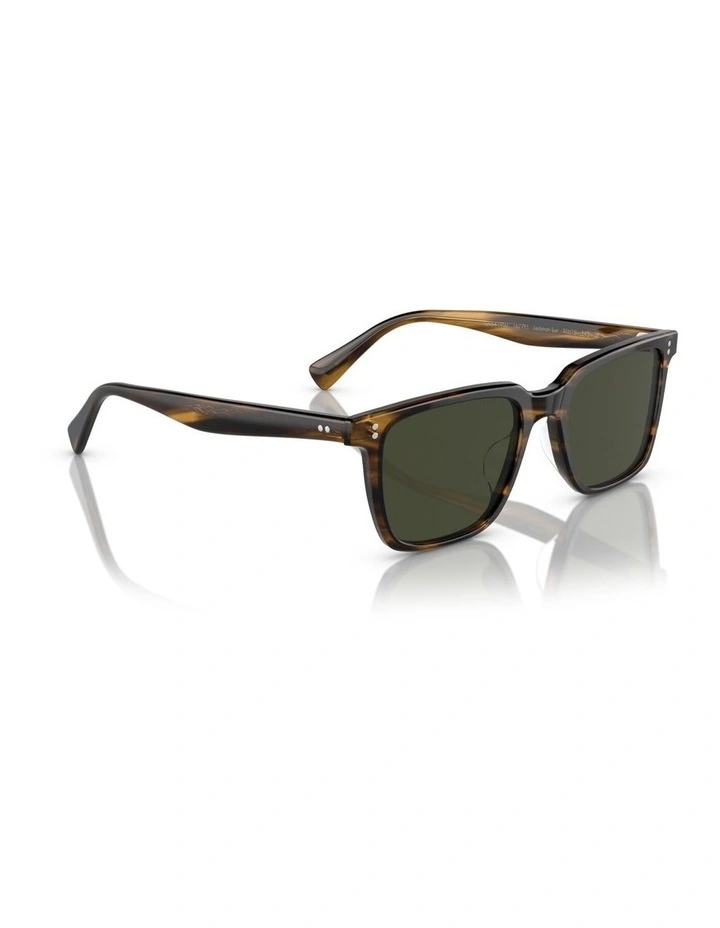 Oliver Peoples Lachman Sun Acetate Polarised Sunglasses in Brown image 5