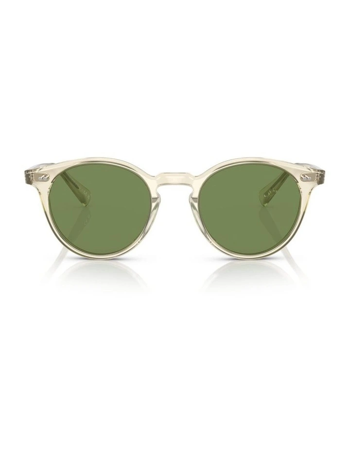 Oliver Peoples Romare Sun Acetate Polarised Sunglasses in Brown image 1