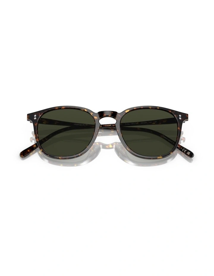 Oliver Peoples Finley 1993 Sun Acetate Polarised Sunglasses in Tortoise image 4
