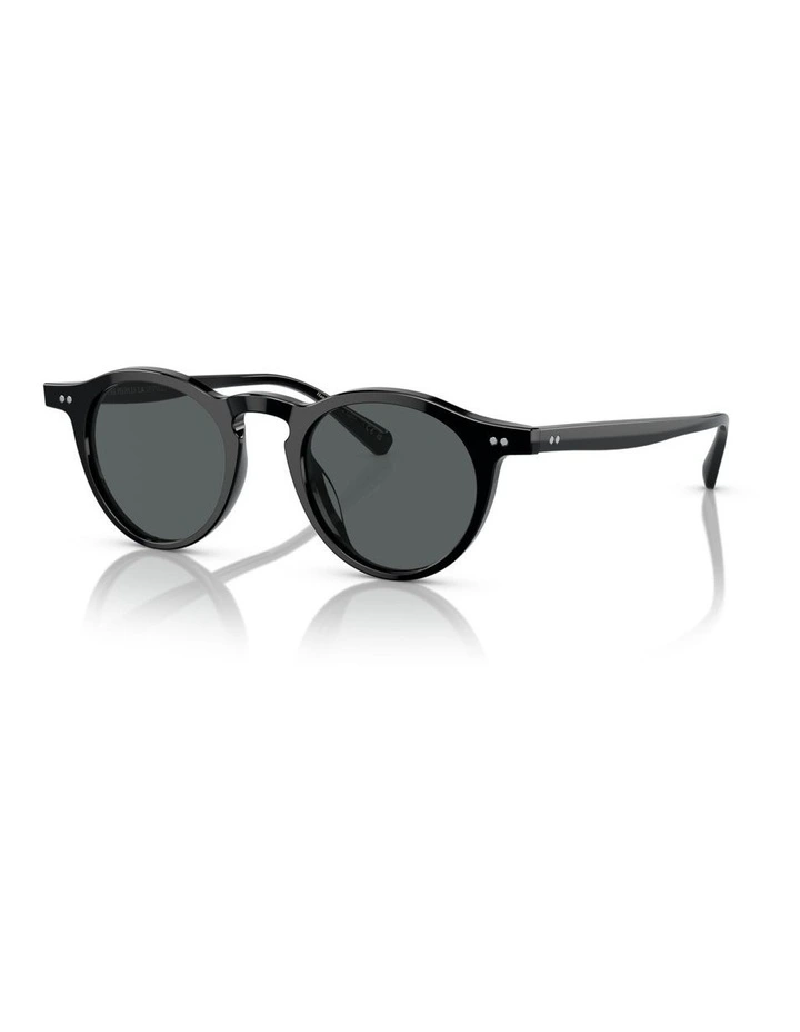 Oliver Peoples OP-13 Sun Acetate Polarised Sunglasses in Black image 1