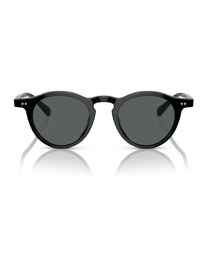 Oliver Peoples OP-13 Sun Acetate Polarised Sunglasses in Black image 2