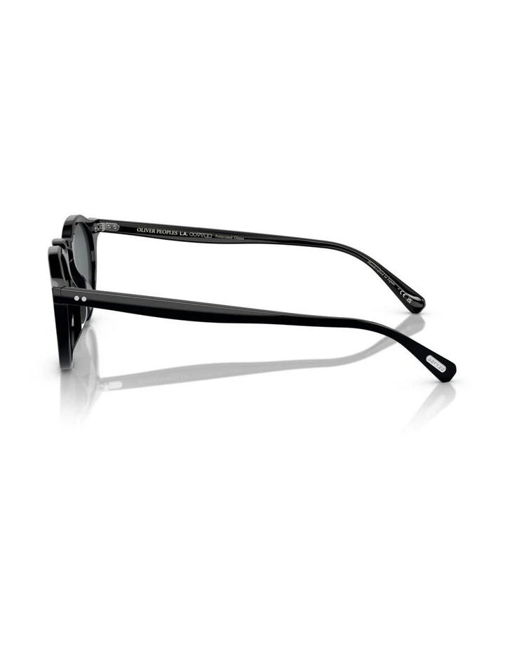 Oliver Peoples OP-13 Sun Acetate Polarised Sunglasses in Black image 3