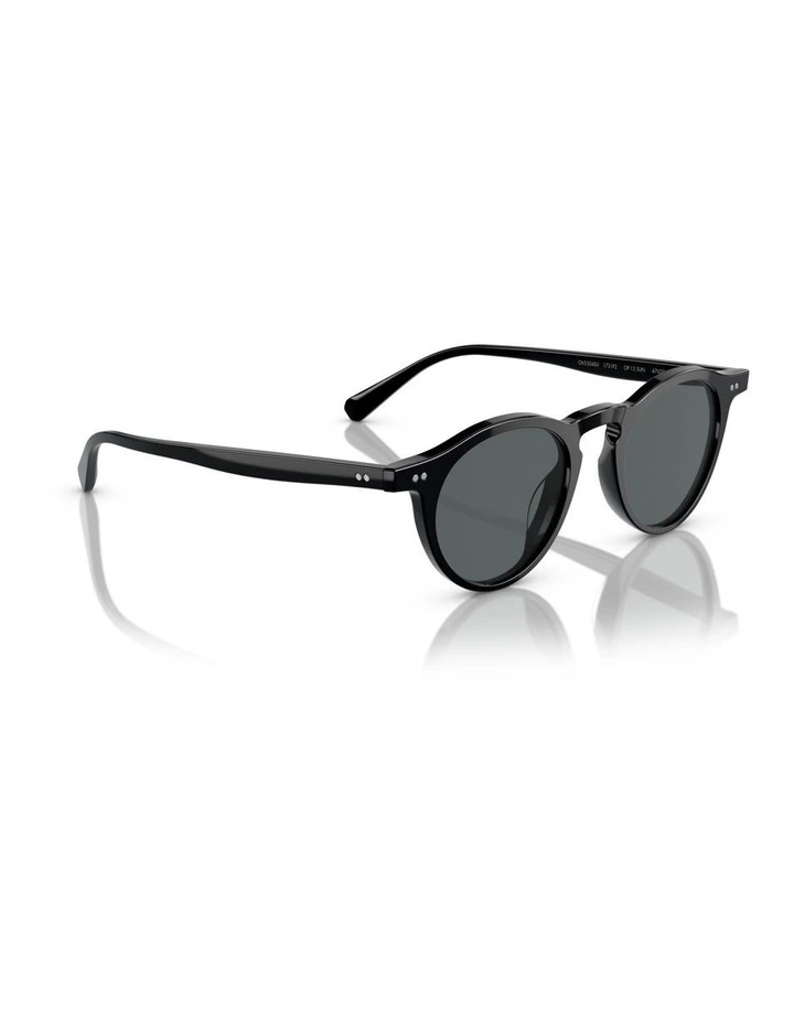 Oliver Peoples OP-13 Sun Acetate Polarised Sunglasses in Black image 5