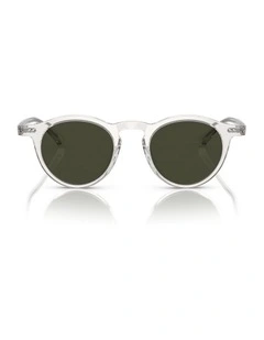 Oliver Peoples OP-13 Sun Acetate Polarised Sunglasses in Grey