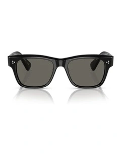 Oliver Peoples Birell Sun Acetate Sunglasses in Black