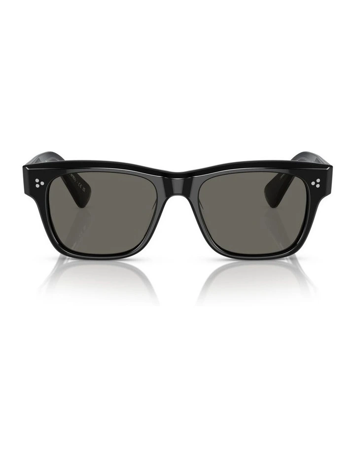 Oliver Peoples Birell Sun Acetate Sunglasses in Black image 1