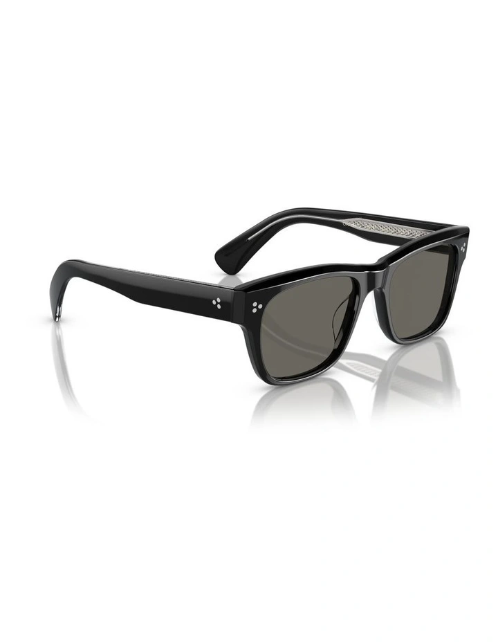 Oliver Peoples Birell Sun Acetate Sunglasses in Black image 2