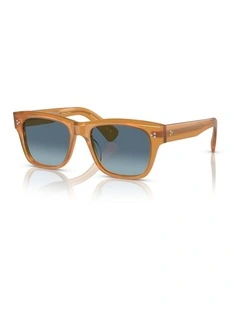 Oliver Peoples Birell Sun Acetate Sunglasses in Brown
