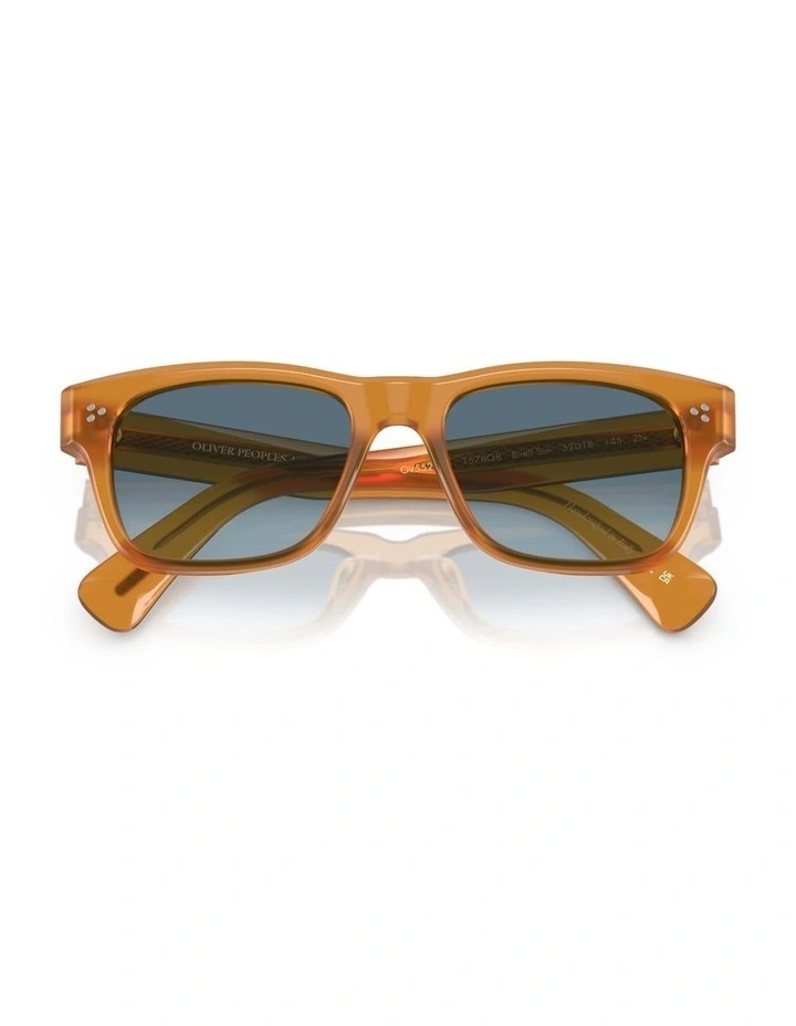 Oliver Peoples Birell Sun Acetate Sunglasses in Brown image 4