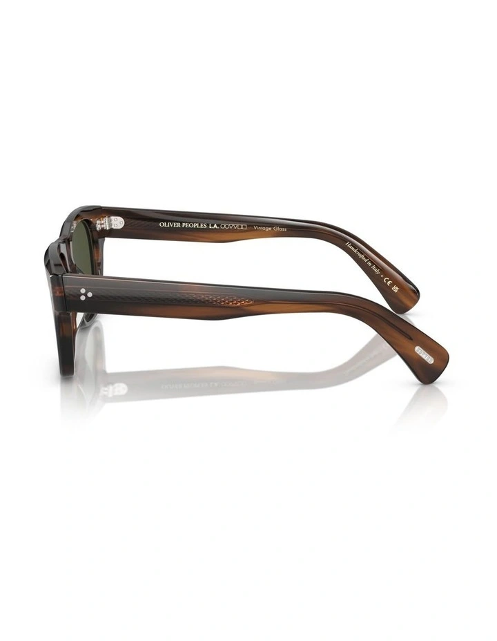 Oliver Peoples Birell Sun Acetate Sunglasses in Brown image 2
