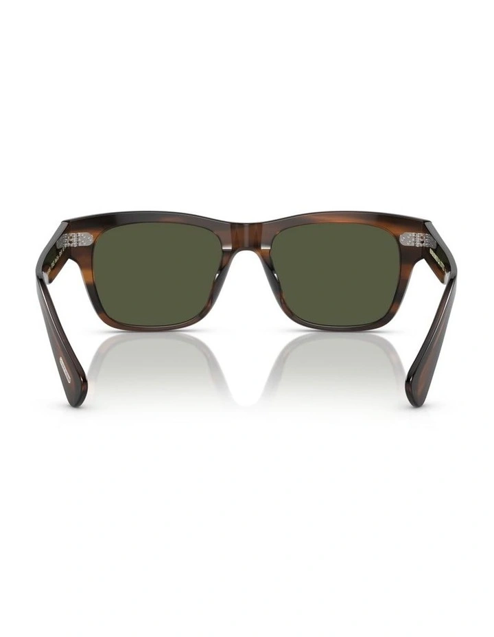 Oliver Peoples Birell Sun Acetate Sunglasses in Brown image 4