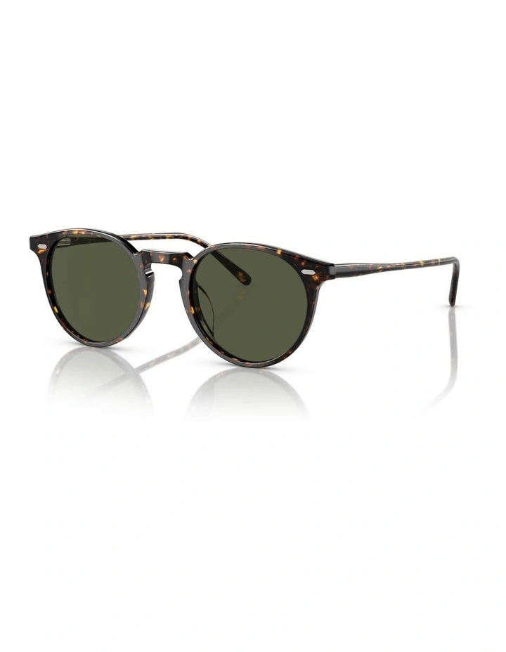 Oliver Peoples N.02 Sun Acetate Sunglasses in Tortoise image 1