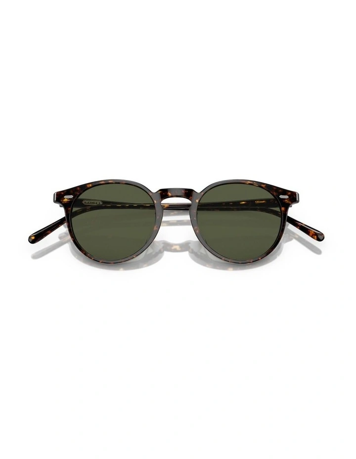 Oliver Peoples N.02 Sun Acetate Sunglasses in Tortoise image 4