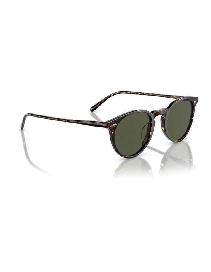 Oliver Peoples N.02 Sun Acetate Sunglasses in Tortoise image 5