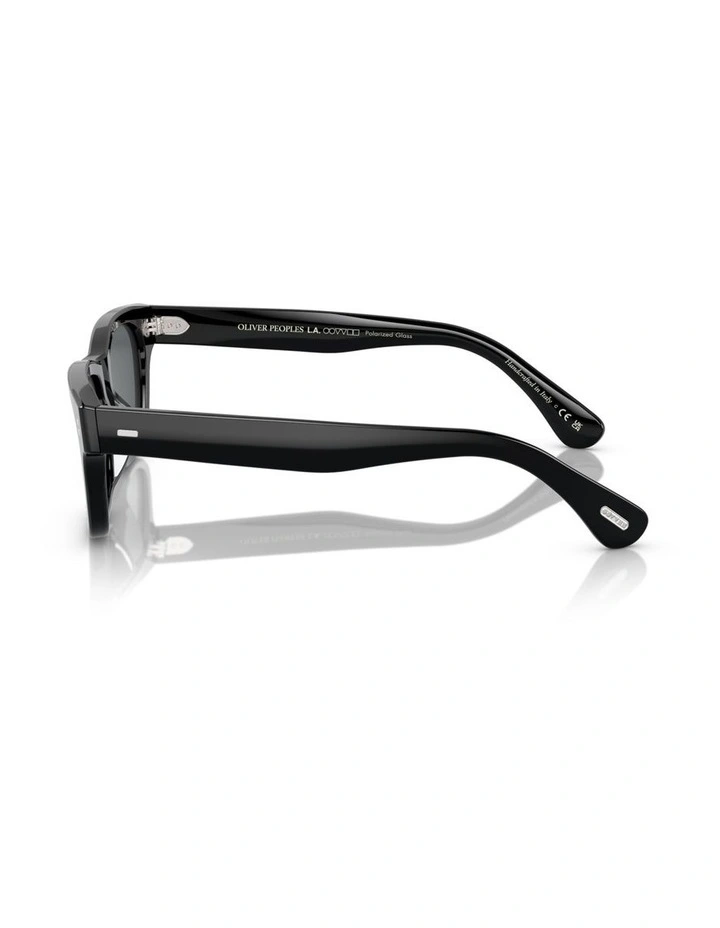 Oliver Peoples Rosson Sun Acetate Polarised Sunglasses in Black image 2