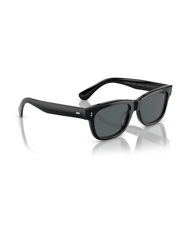 Oliver Peoples Rosson Sun Acetate Polarised Sunglasses in Black image 4