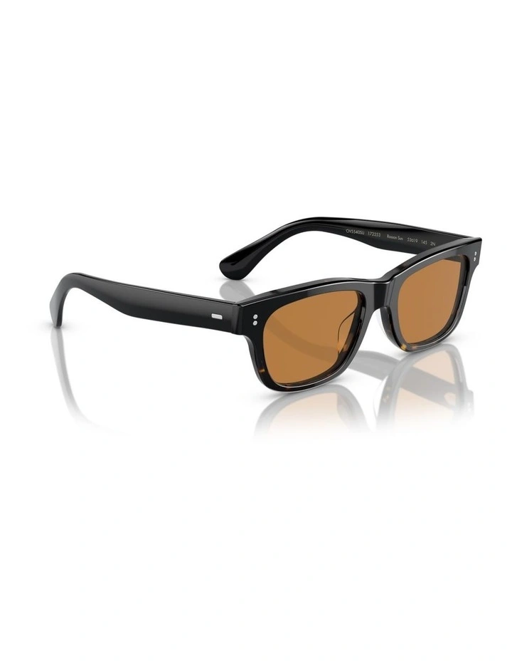 Oliver Peoples Rosson Sun Acetate Sunglasses in Black image 5