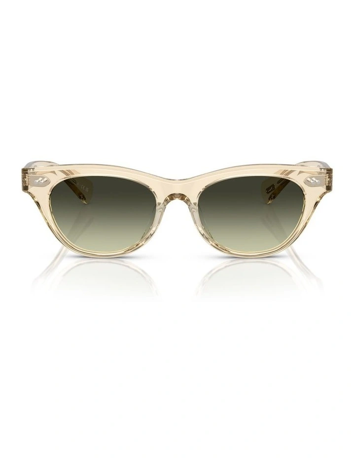 Oliver Peoples Avelin Acetate Sunglasses in Yellow image 1