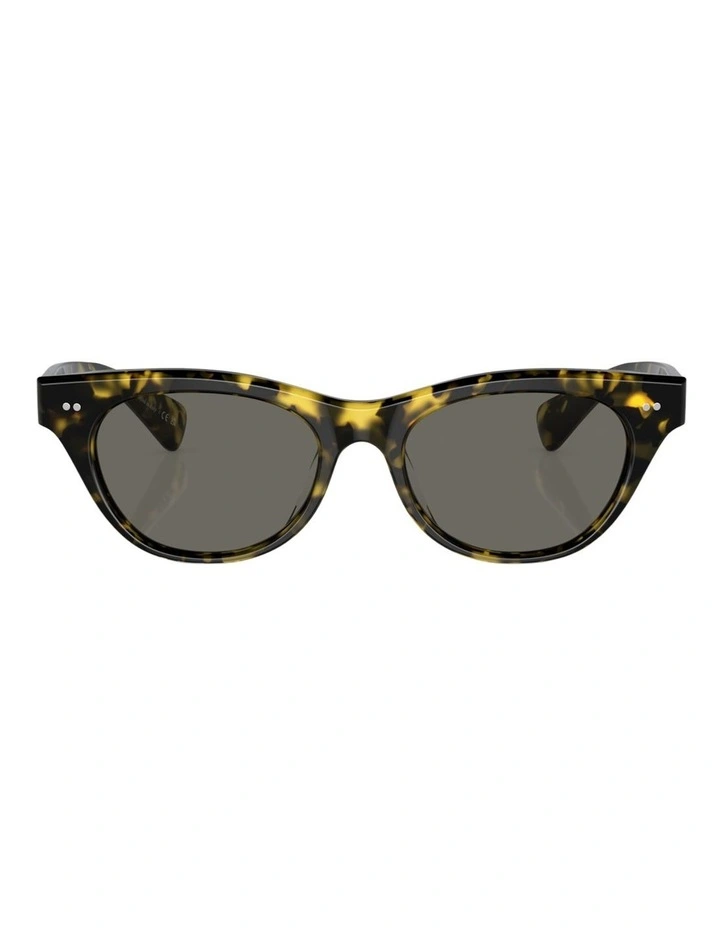 Oliver Peoples Avelin Acetate Sunglasses in Tortoise image 2