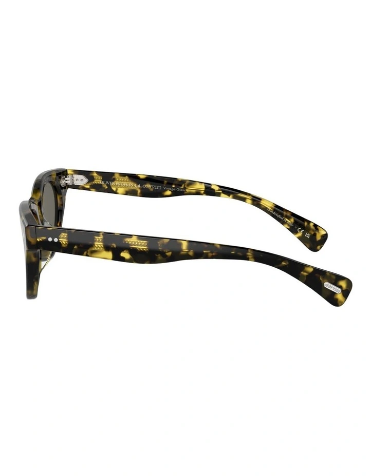 Oliver Peoples Avelin Acetate Sunglasses in Tortoise image 3