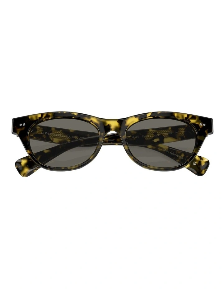 Oliver Peoples Avelin Acetate Sunglasses in Tortoise image 5