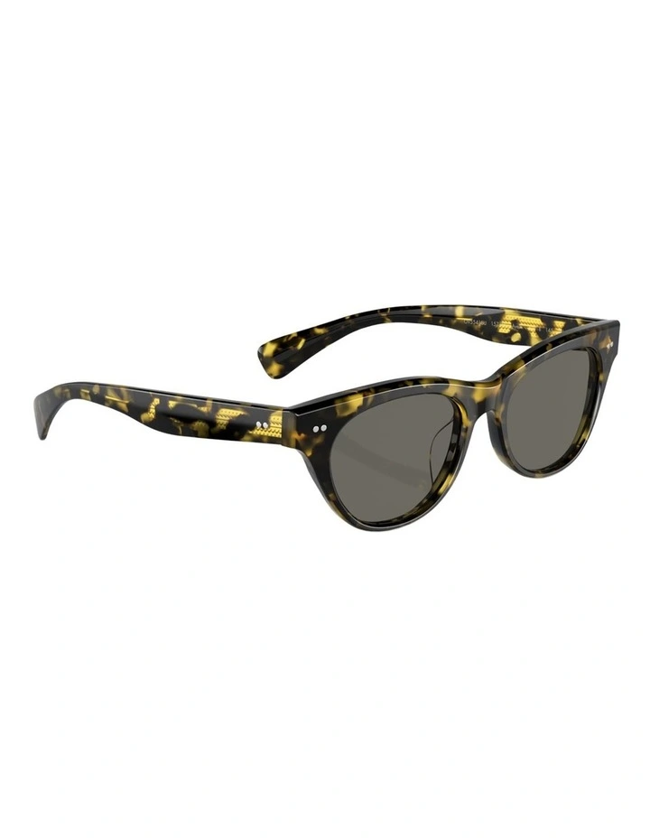 Oliver Peoples Avelin Acetate Sunglasses in Tortoise image 6