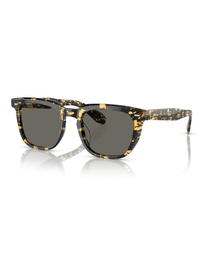 Oliver Peoples N.06 Sun Acetate Sunglasses in Tortoise image 1