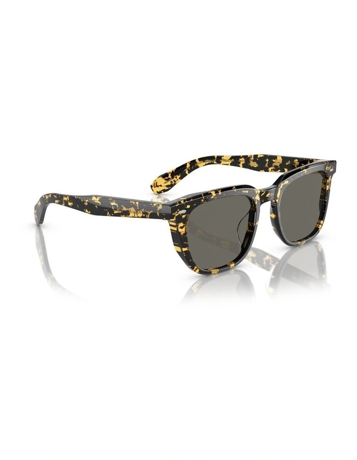 Oliver Peoples N.06 Sun Acetate Sunglasses in Tortoise image 6