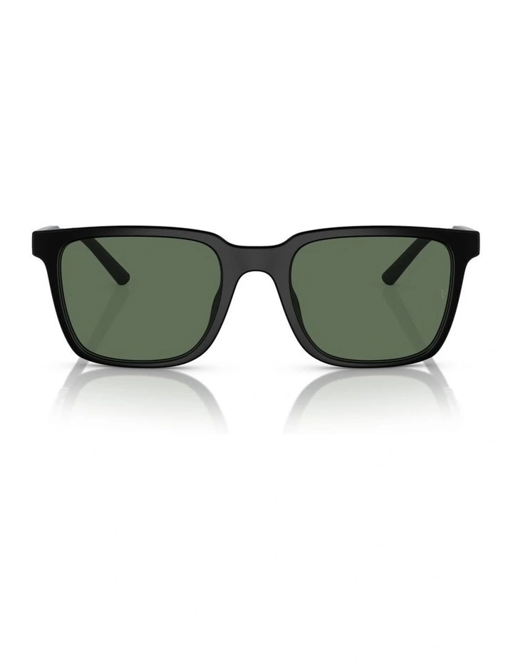 Oliver Peoples Mr. Federer Injected Polarised Sunglasses in Black image 1