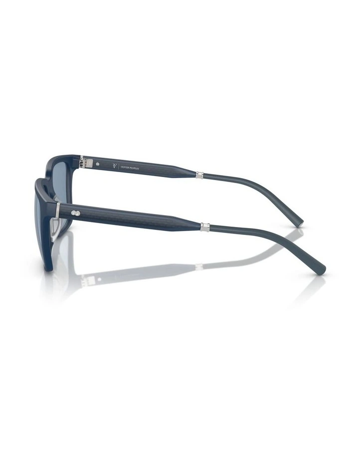 Oliver Peoples Mr. Federer Injected Sunglasses in Blue image 3