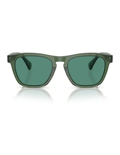 Oliver Peoples R-3 Acetate Sunglasses in Green
