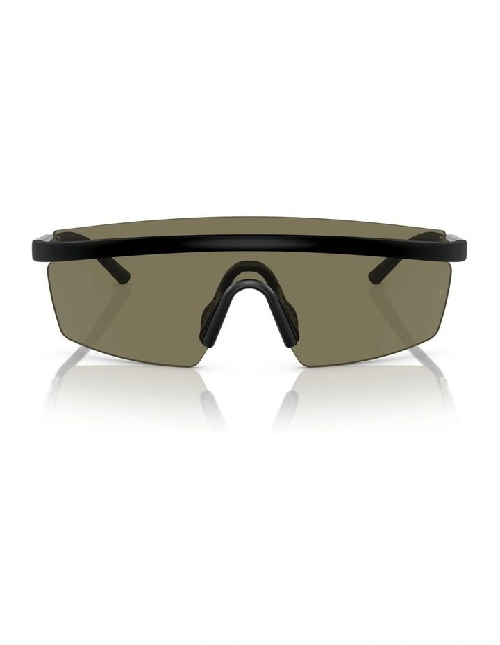 Oliver Peoples R-4 Injected Sunglasses in Black image 2
