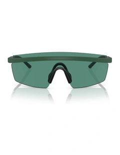 Oliver Peoples R-4 Injected Sunglasses in Green