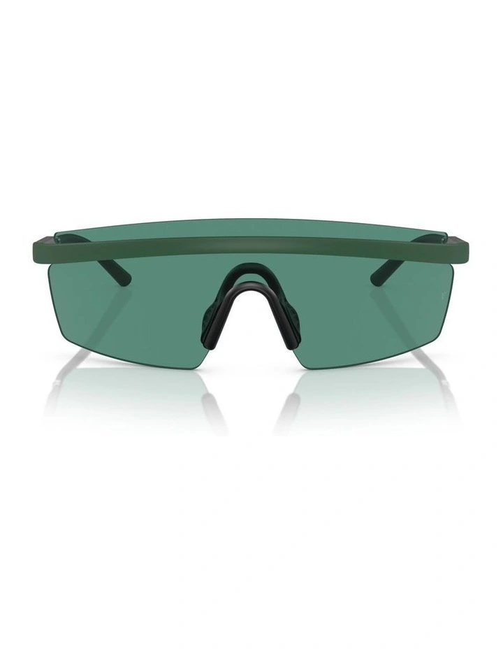 Oliver Peoples R-4 Injected Sunglasses in Green image 1