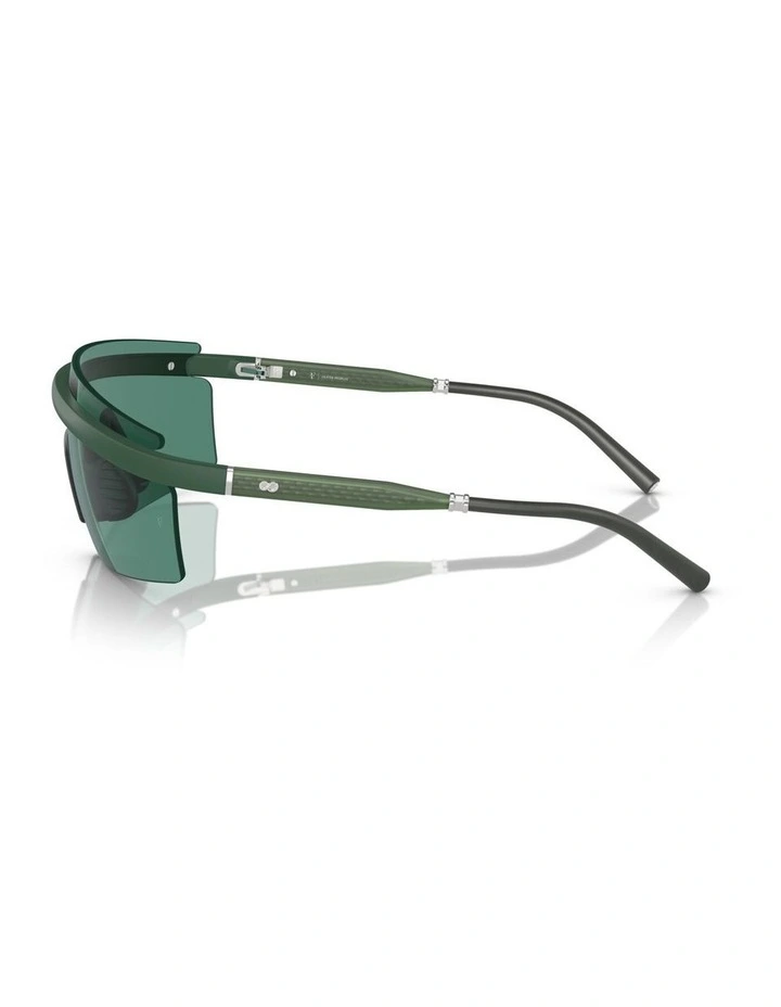 Oliver Peoples R-4 Injected Sunglasses in Green image 2