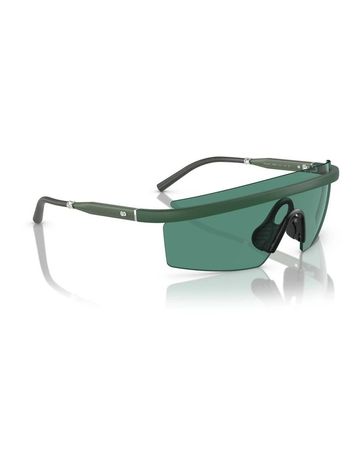 Oliver Peoples R-4 Injected Sunglasses in Green image 5