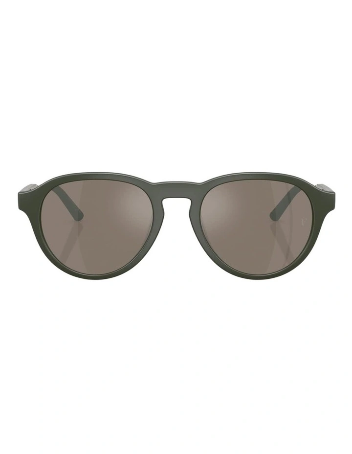 Oliver Peoples R-8 Injected Sunglasses in Green image 1