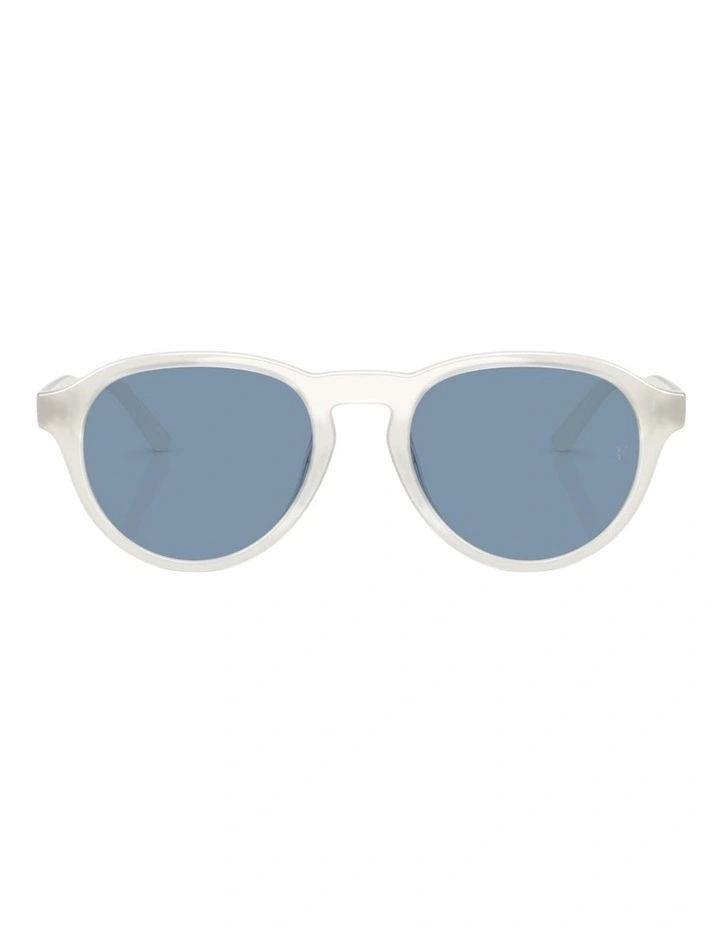 Oliver Peoples R-8 Injected Sunglasses in White image 2