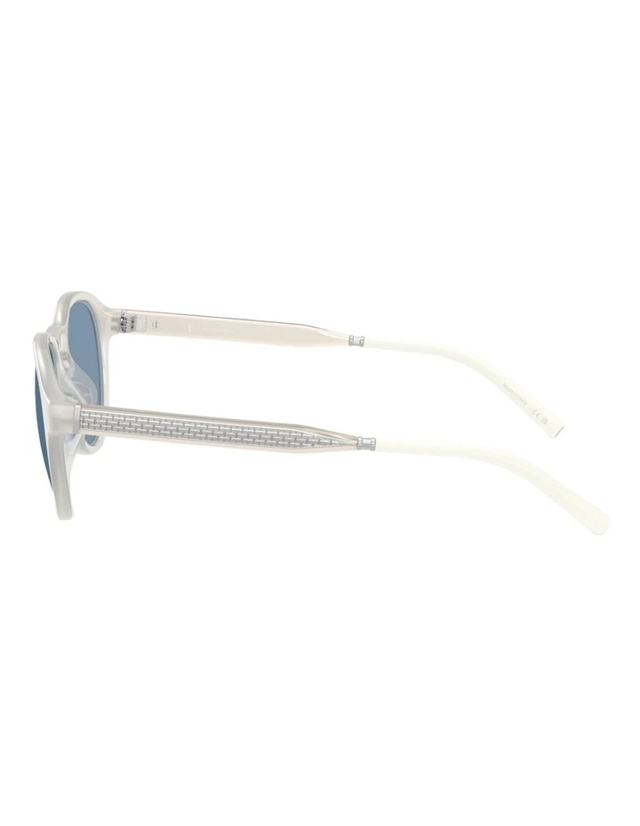 Oliver Peoples R-8 Injected Sunglasses in White image 3